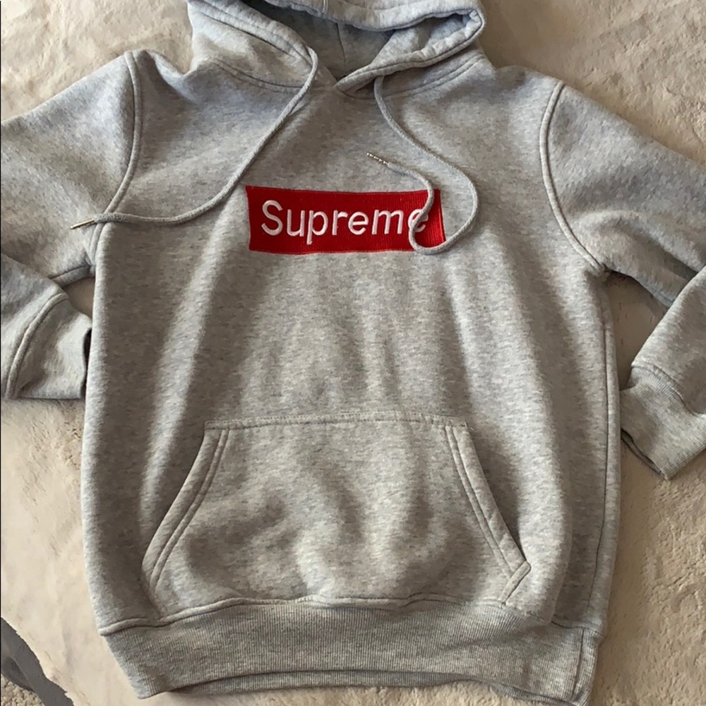 Supreme inspired box logo hoodie